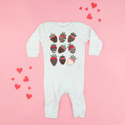 Chocolate Covered Strawberries - Baby Sleeper Little Mama Shirt Shop