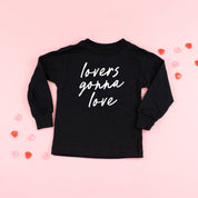 Lovers Gonna Love - Cursive - Child LONG SLEEVE Tee Little Mama Shirt Shop