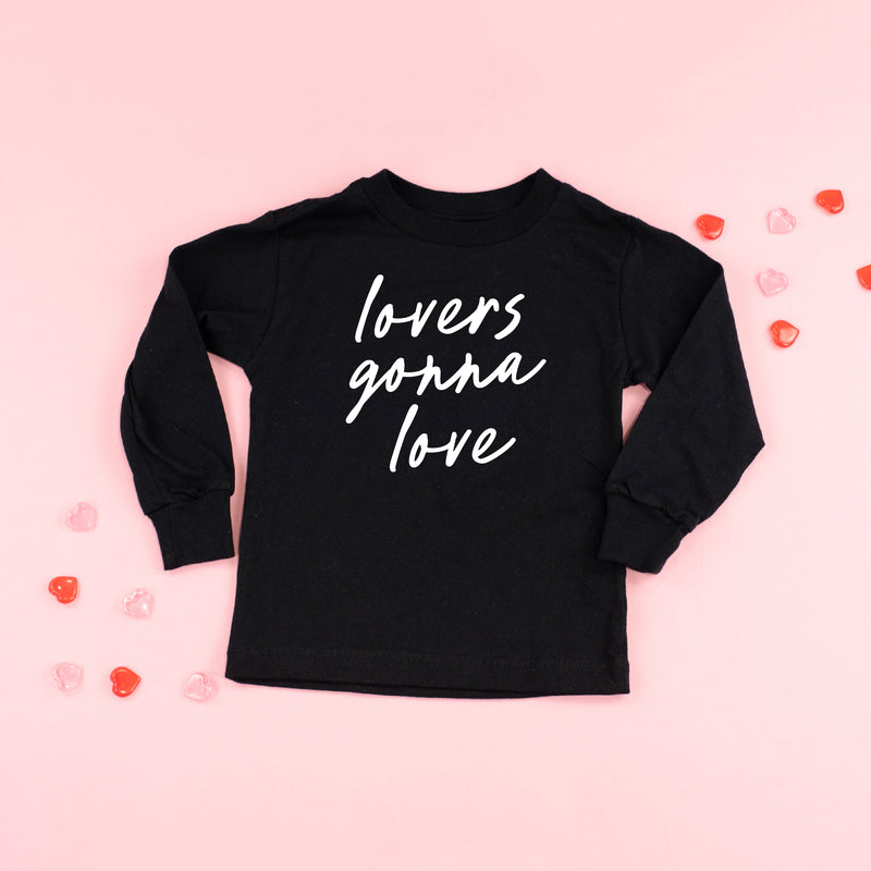 Lovers Gonna Love - Cursive - Child LONG SLEEVE Tee