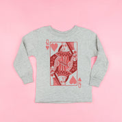Queen Of Hearts - Child LONG SLEEVE Tee Little Mama Shirt Shop