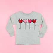 Classic Heart Lollipops - Child Long Sleeve Tee Little Mama Shirt Shop