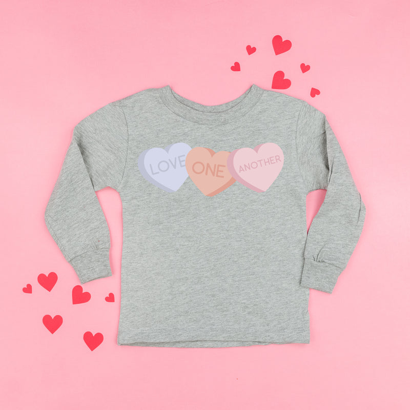 Love One Another - Conversation Hearts - Child LONG SLEEVE Tee