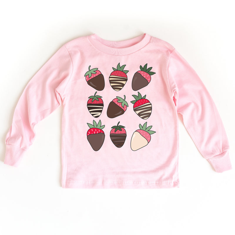 Chocolate Covered Strawberries - Child LONG SLEEVE Tee