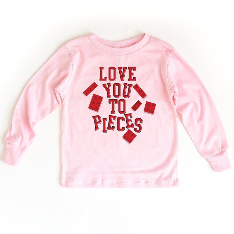 Love You To Pieces - Legos - Child LONG SLEEVE Tee