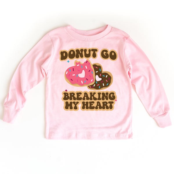 Donut Go Breaking My Heart - Child LONG SLEEVE Tee