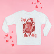 Queen Of Hearts - Child LONG SLEEVE Tee Little Mama Shirt Shop