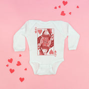 Queen Of Hearts - Child LONG SLEEVE Tee Little Mama Shirt Shop