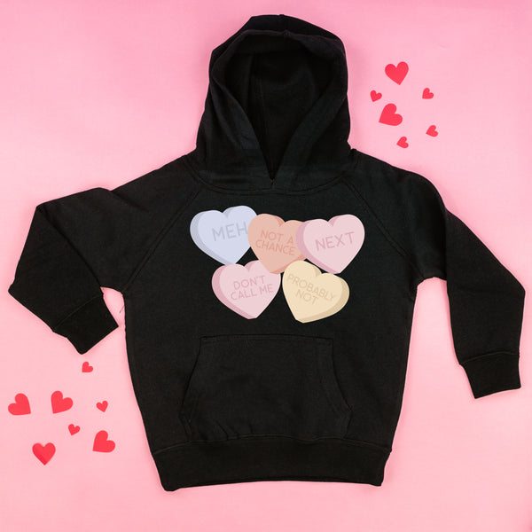 Meh - Conversation Hearts - Child HOODIE