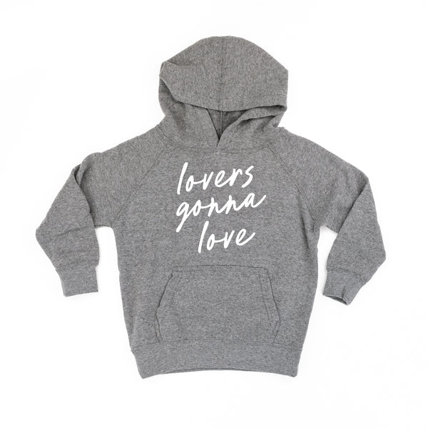 Lovers Gonna Love - Cursive - Child HOODIE