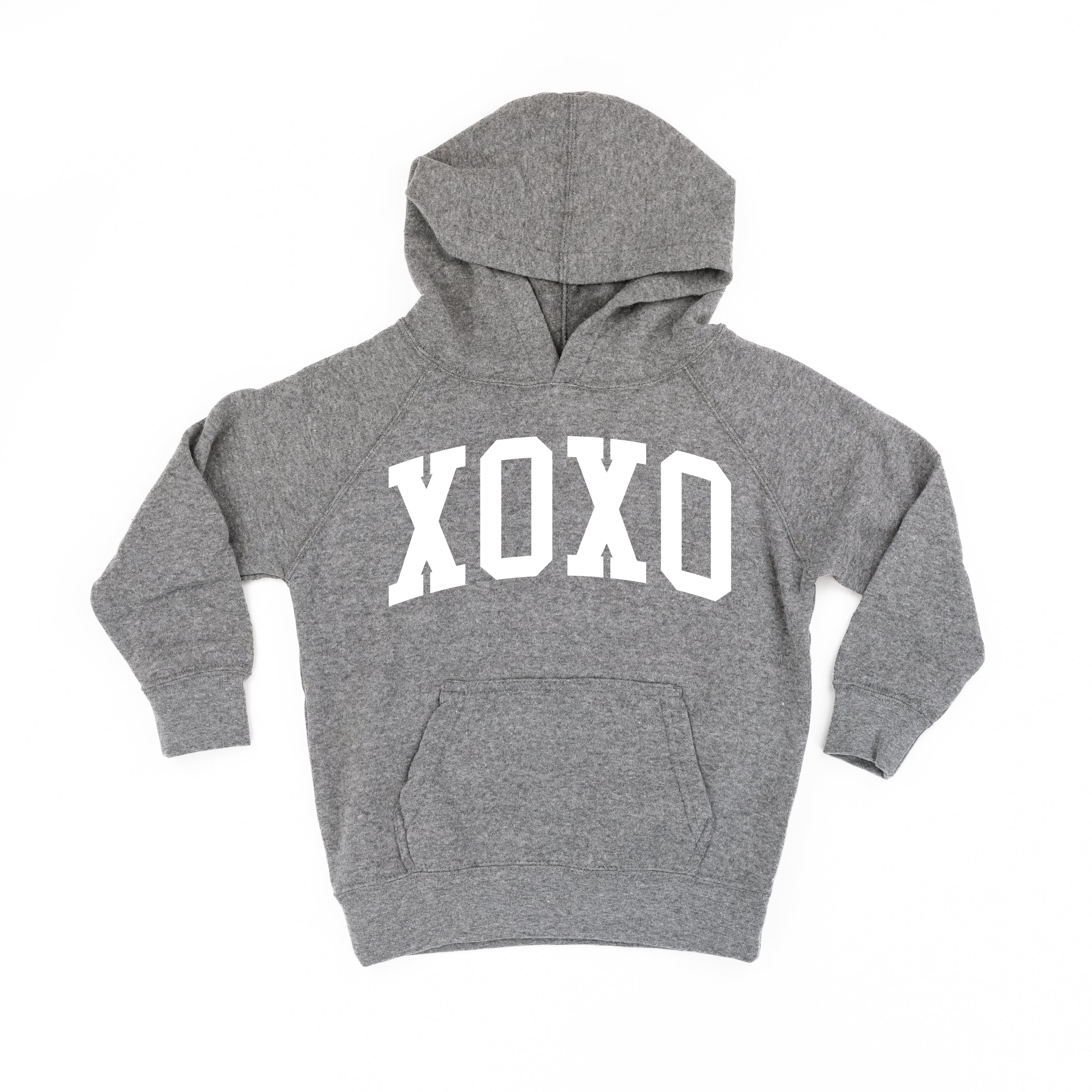 Arched XOXO - Varsity - Child HOODIE Little Mama Shirt Shop