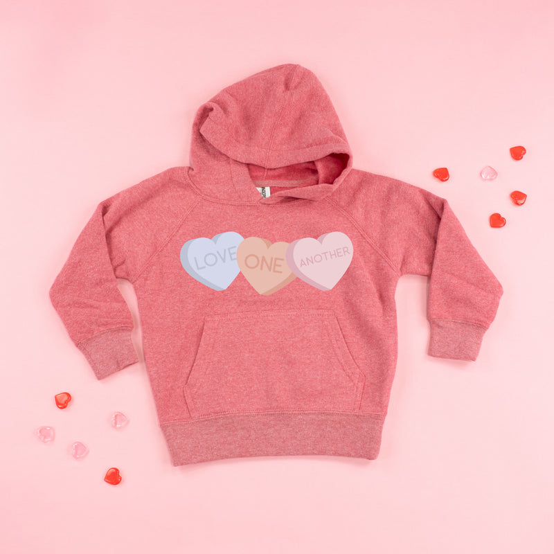 Love One Another - Conversation Hearts - Child HOODIE