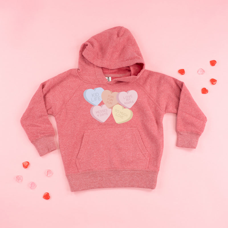 Kid Life - Conversation Hearts - Child HOODIE