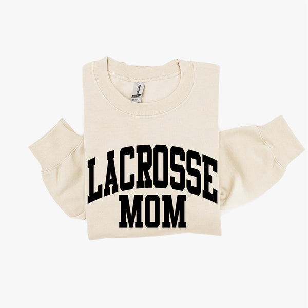 Varsity Style - LACROSSE MOM - BASIC FLEECE CREWNECK