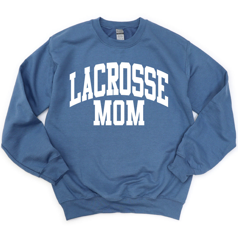 Varsity Style - LACROSSE MOM - BASIC FLEECE CREWNECK