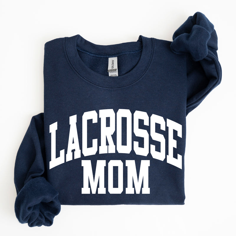 Varsity Style - LACROSSE MOM - BASIC FLEECE CREWNECK