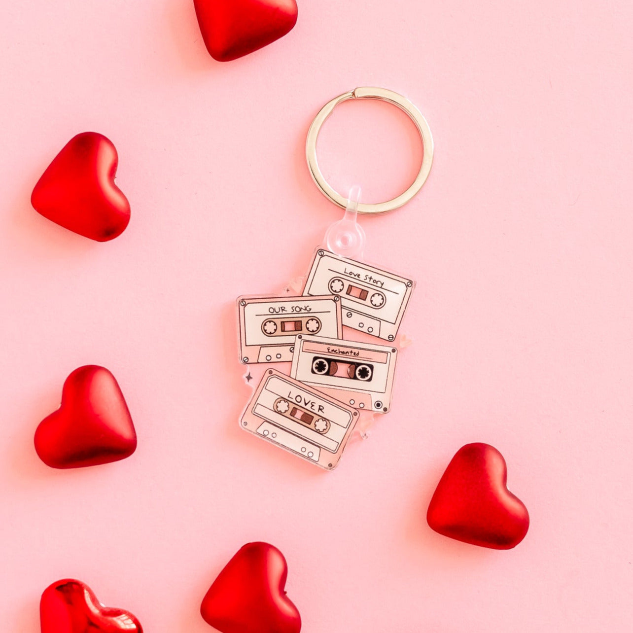 VALENTINE KEYCHAIN - T. S. Love Songs Little Mama Shirt Shop