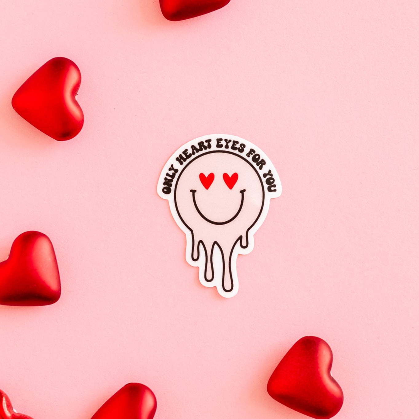 LMSS® VALENTINE STICKER - Only Heart Eyes For You Little Mama Shirt Shop LLC