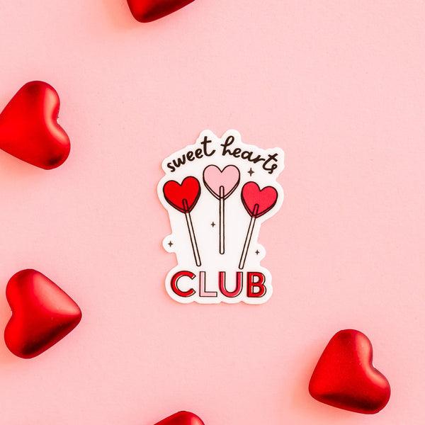 LMSS® VALENTINE STICKER - Sweet Hearts Club