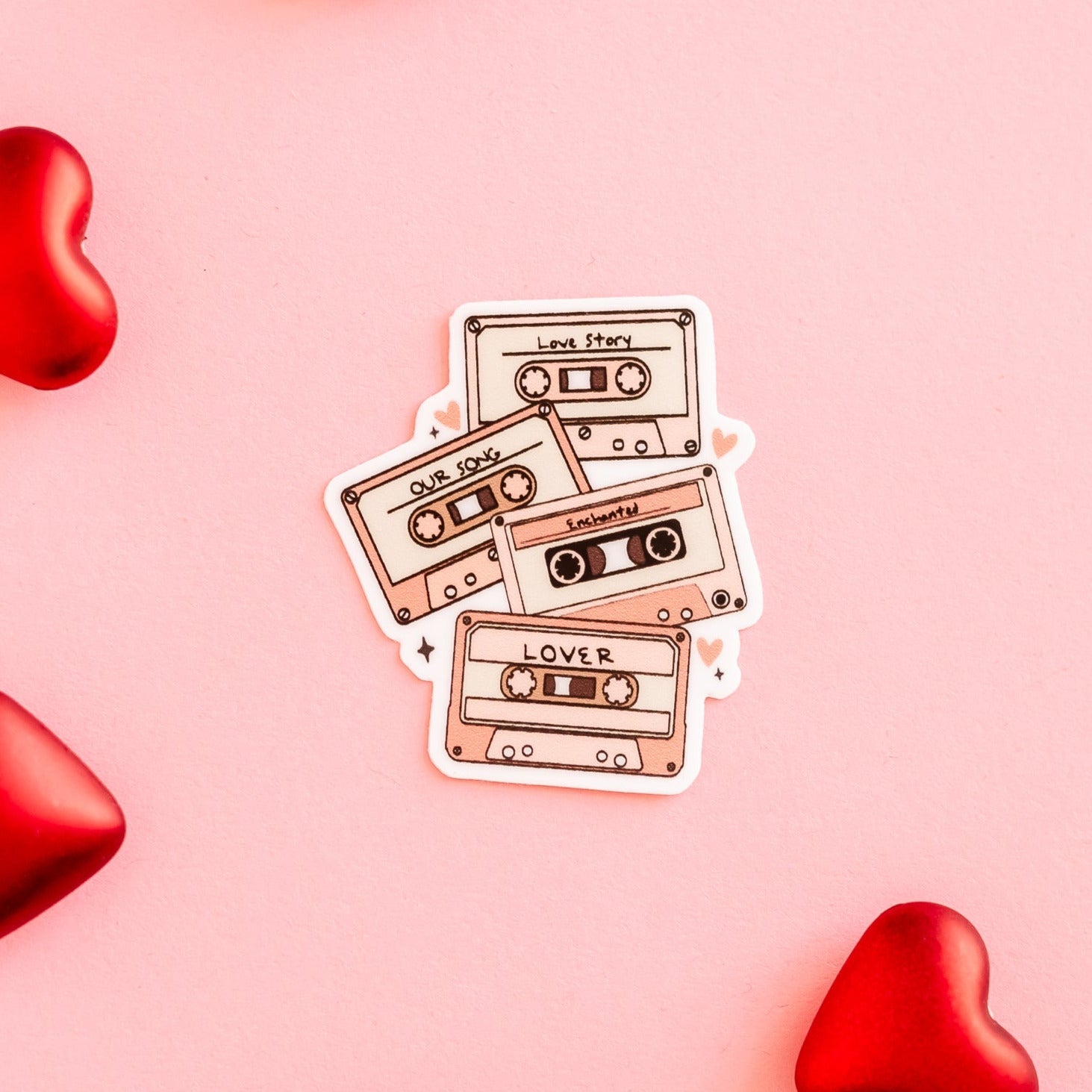 LMSS® VALENTINE STICKER - T's Love Songs Little Mama Shirt Shop LLC