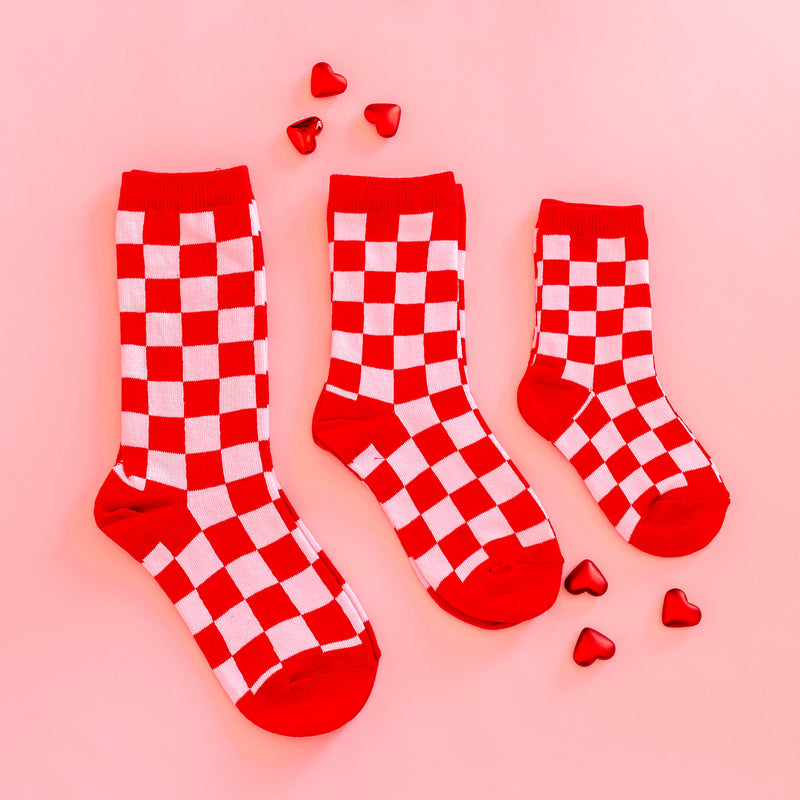 LMSS® CREW SOCKS - CHECK ME OUT - Toddler, Youth, Adult Sizes