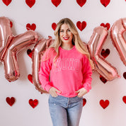 Embroidered BASIC Fleece - XOXO - Outline Little Mama Shirt Shop LLC