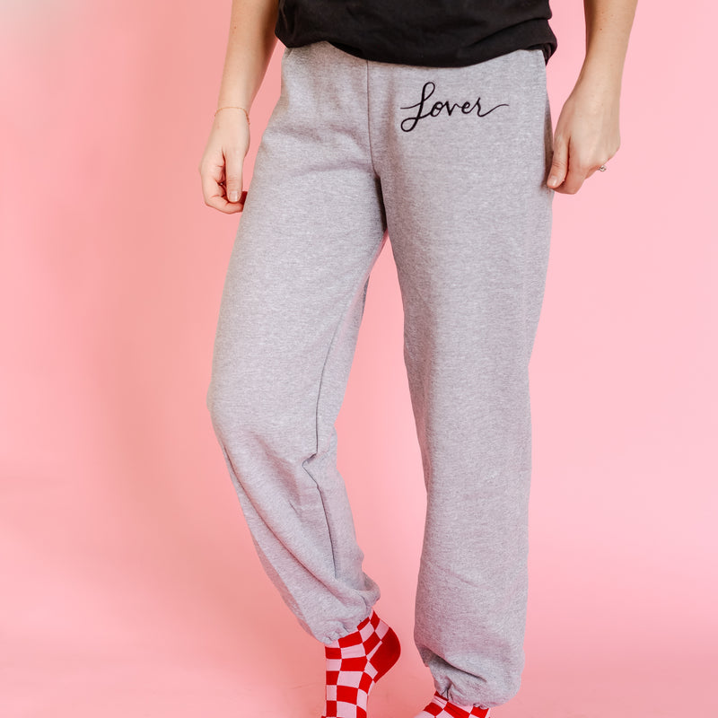 Embroidered BASIC Joggers -  Lover