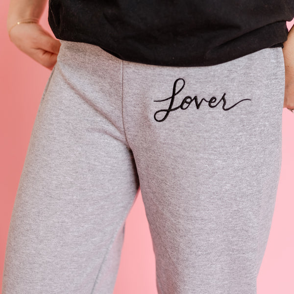 Embroidered BASIC Joggers -  Lover