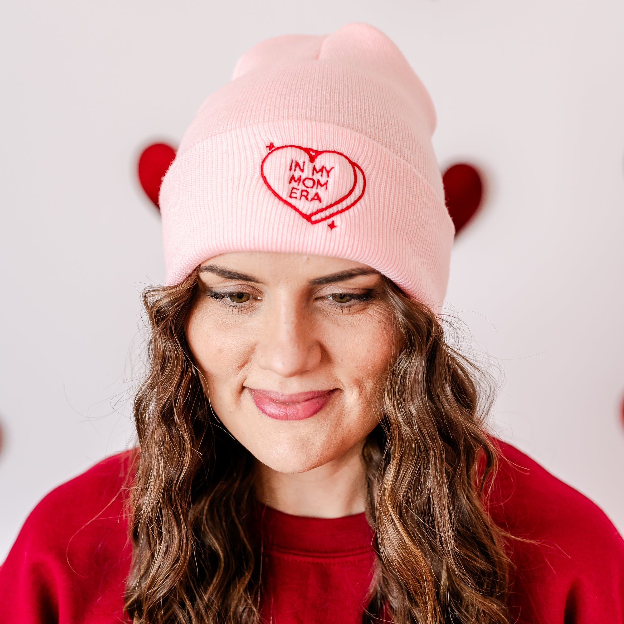 Adult Beanie - In My Mom Era - Conversation Heart Little Mama Shirt Shop LLC