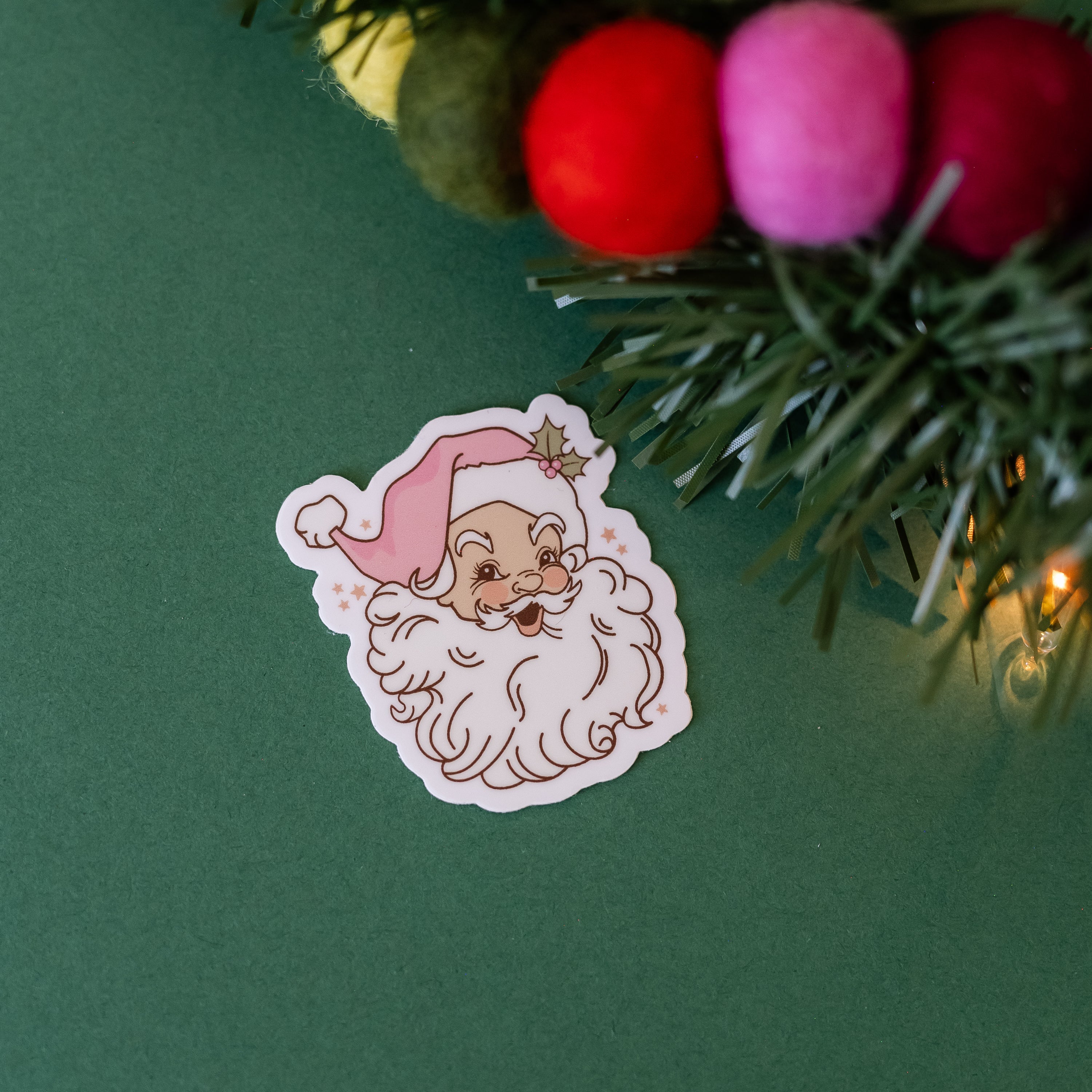 LMSS® STICKER - Whimsical Santa Little Mama Shirt Shop LLC