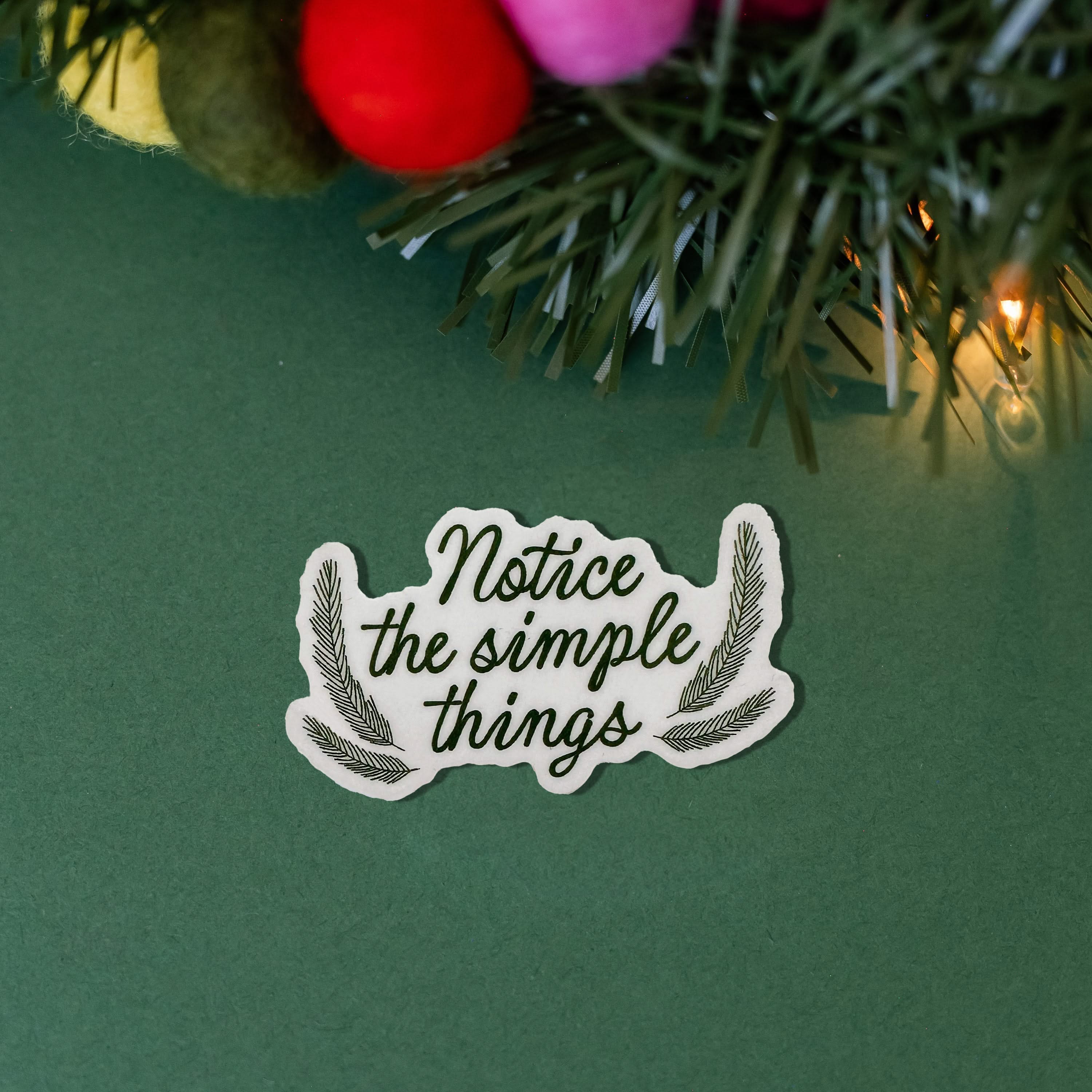 LMSS® STICKER - Notice the Simple Things Little Mama Shirt Shop LLC