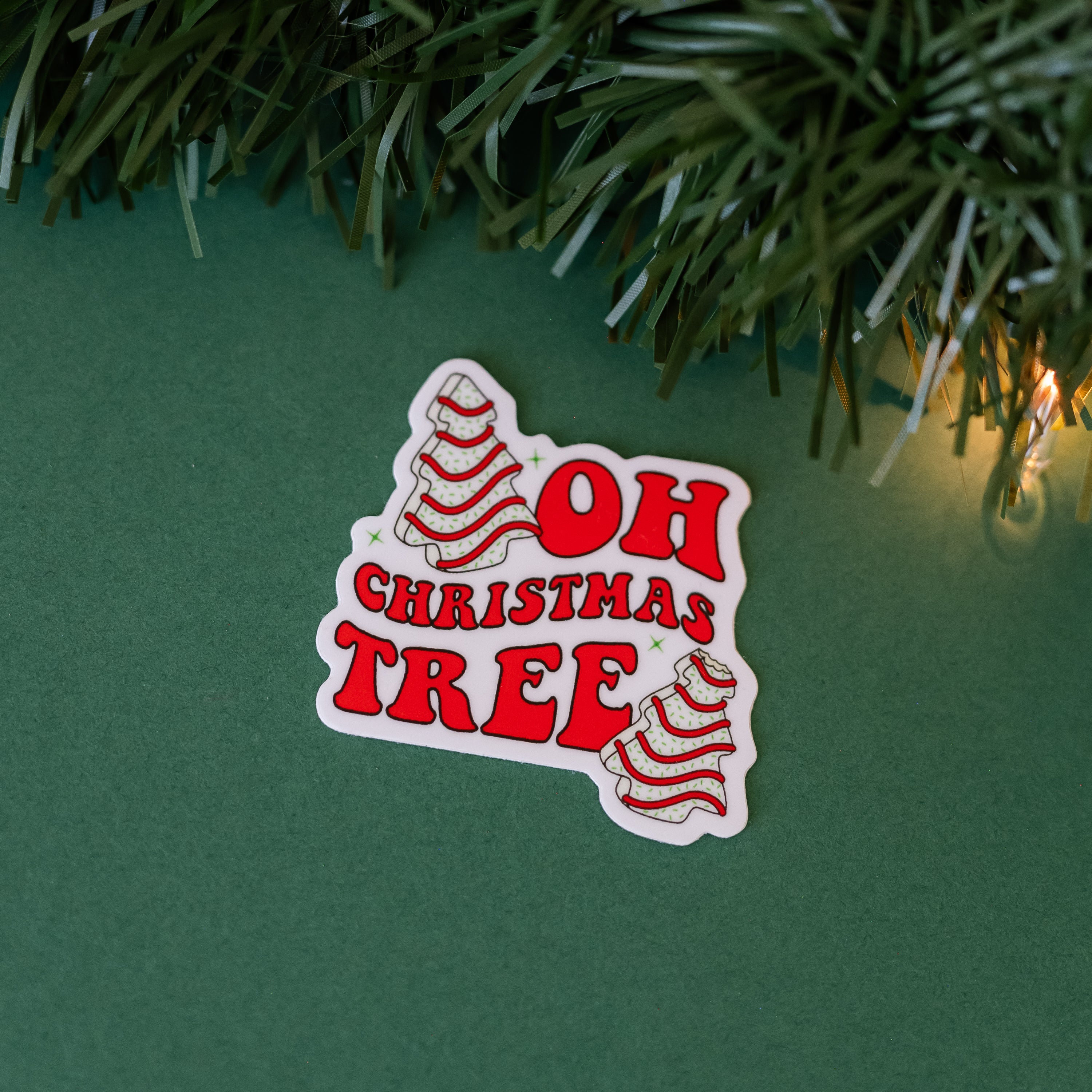 LMSS® STICKER - Oh Christmas Tree Little Mama Shirt Shop LLC