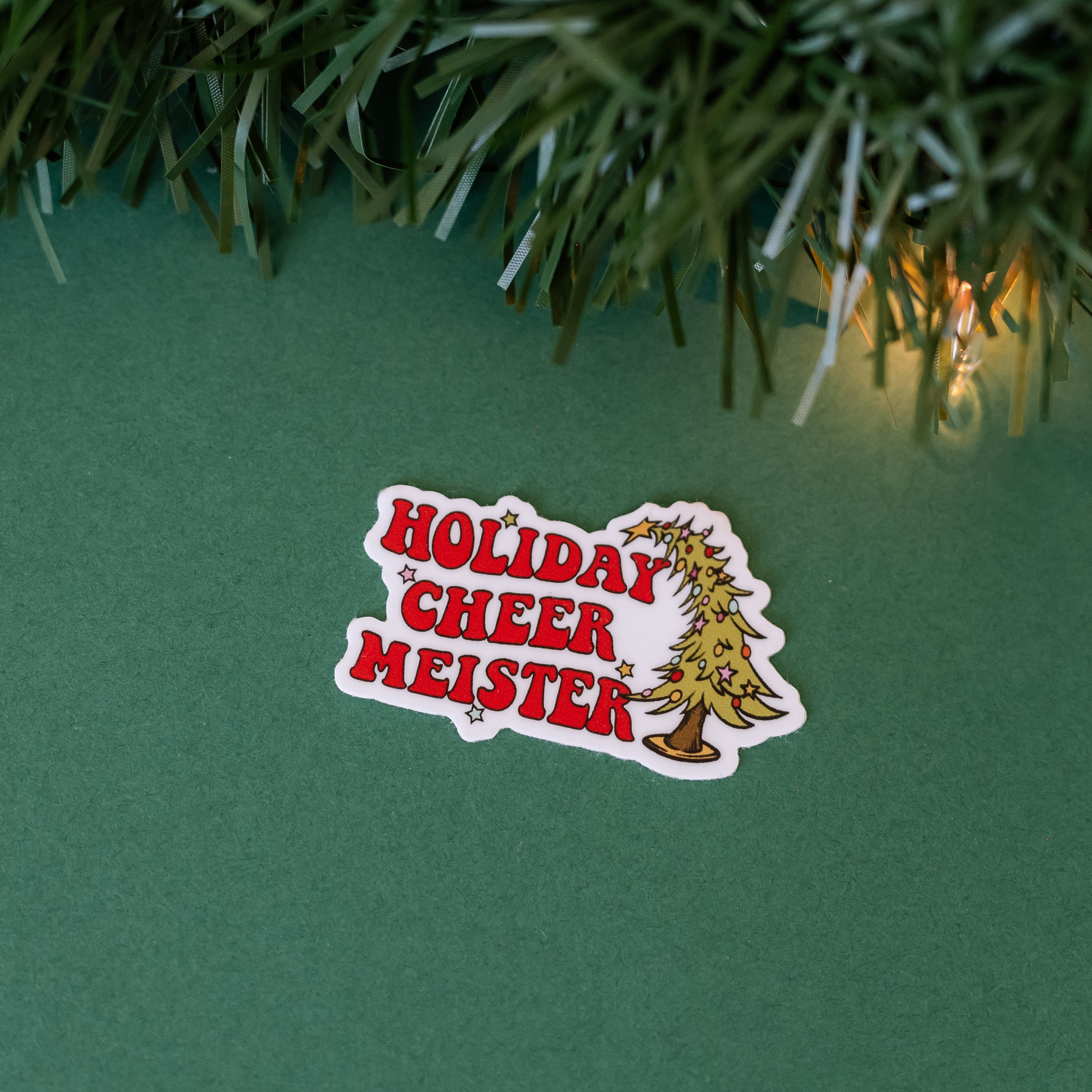 LMSS® STICKER - Holiday Cheer Meister Little Mama Shirt Shop LLC