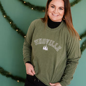 Embroidered LONG SLEEVE Comfort Colors Tee - Whoville Little Mama Shirt Shop LLC