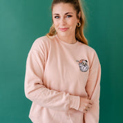 Embroidered SUPER-SOFT Fleece - Whimsical Santa Little Mama Shirt Shop LLC