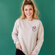 Embroidered SUPER-SOFT Fleece - Whimsical Santa Little Mama Shirt Shop LLC