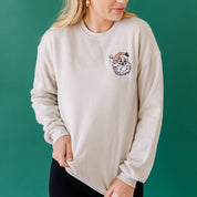 Embroidered SUPER-SOFT Fleece - Whimsical Santa Little Mama Shirt Shop LLC