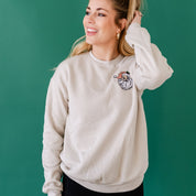 Embroidered SUPER-SOFT Fleece - Whimsical Santa Little Mama Shirt Shop LLC