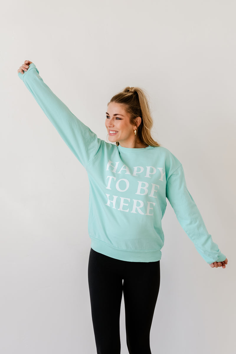 THE HAPPY ANYWHERE CREWNECK - LMSS Exclusive Sweatshirt (Adult Size)