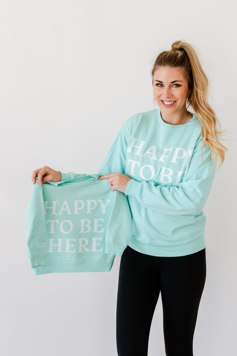 THE HAPPY ANYWHERE CREWNECK - LMSS Exclusive Sweatshirt (Child Size)