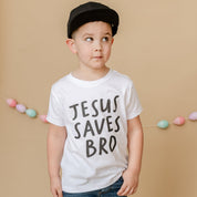 Jesus Saves Bro - Child Tee Little Mama Shirt Shop