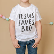 Jesus Saves Bro - Child Tee Little Mama Shirt Shop