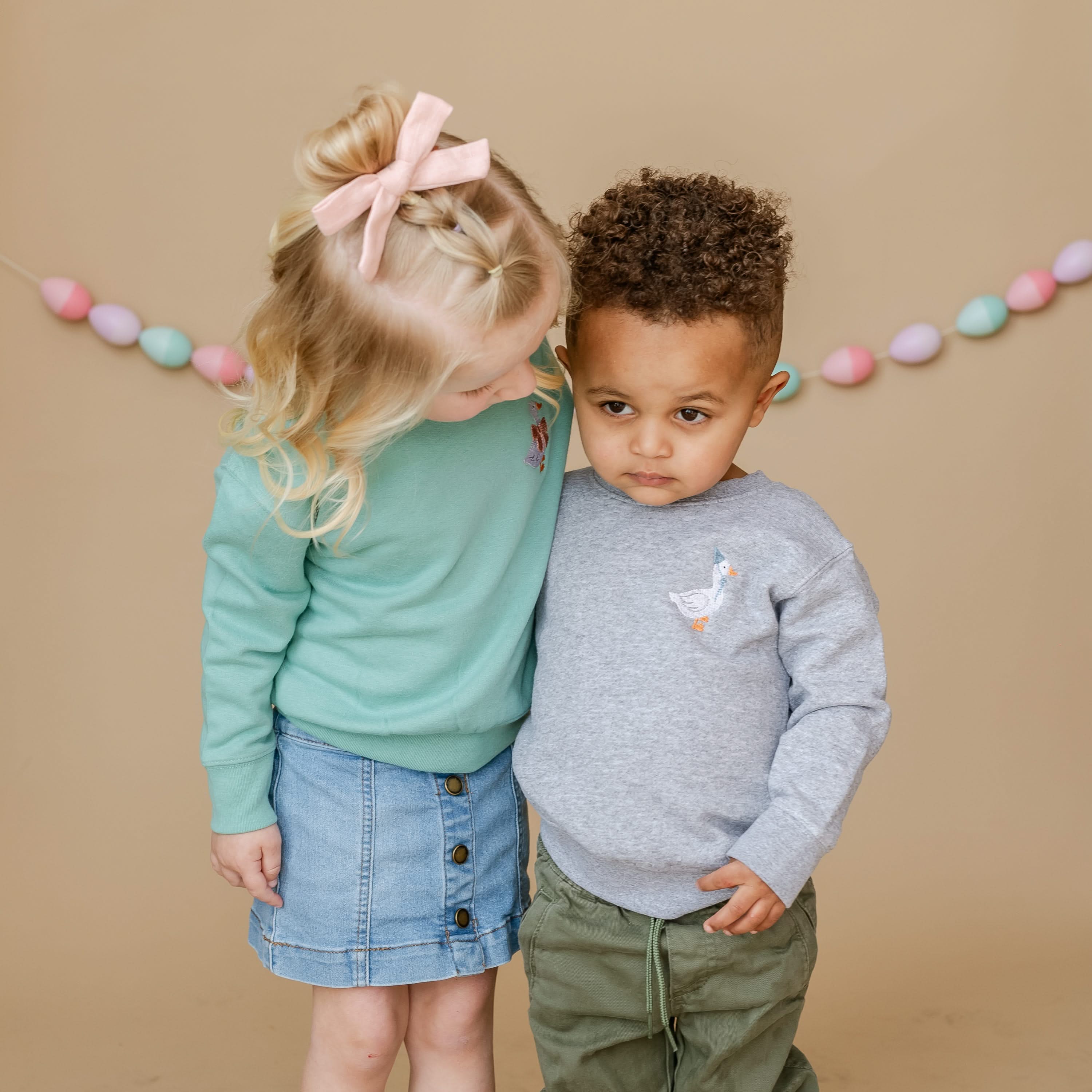 Embroidered Child Sweater - Silly Goose Little Mama Shirt Shop LLC