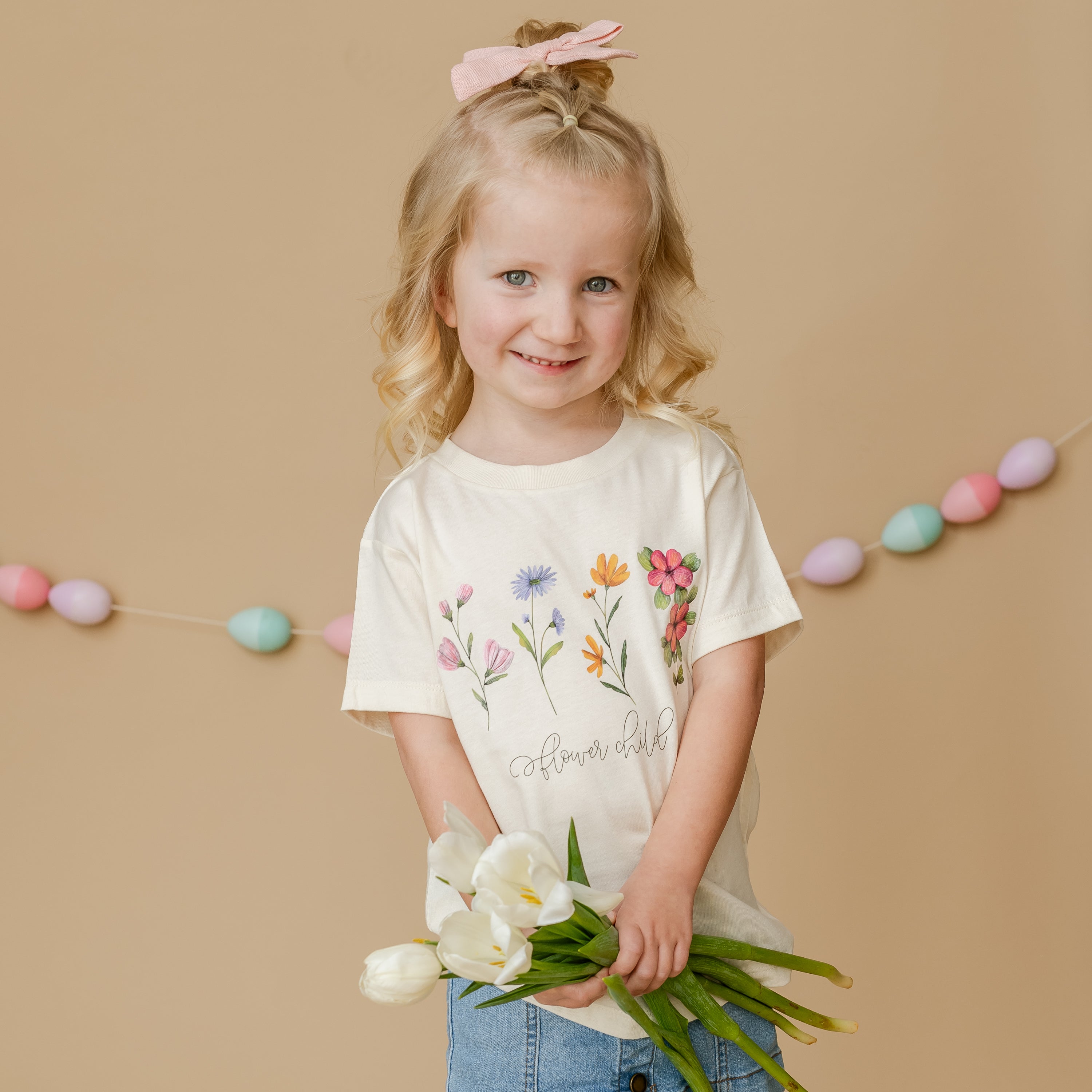 Flower Child - Child Tee Little Mama Shirt Shop
