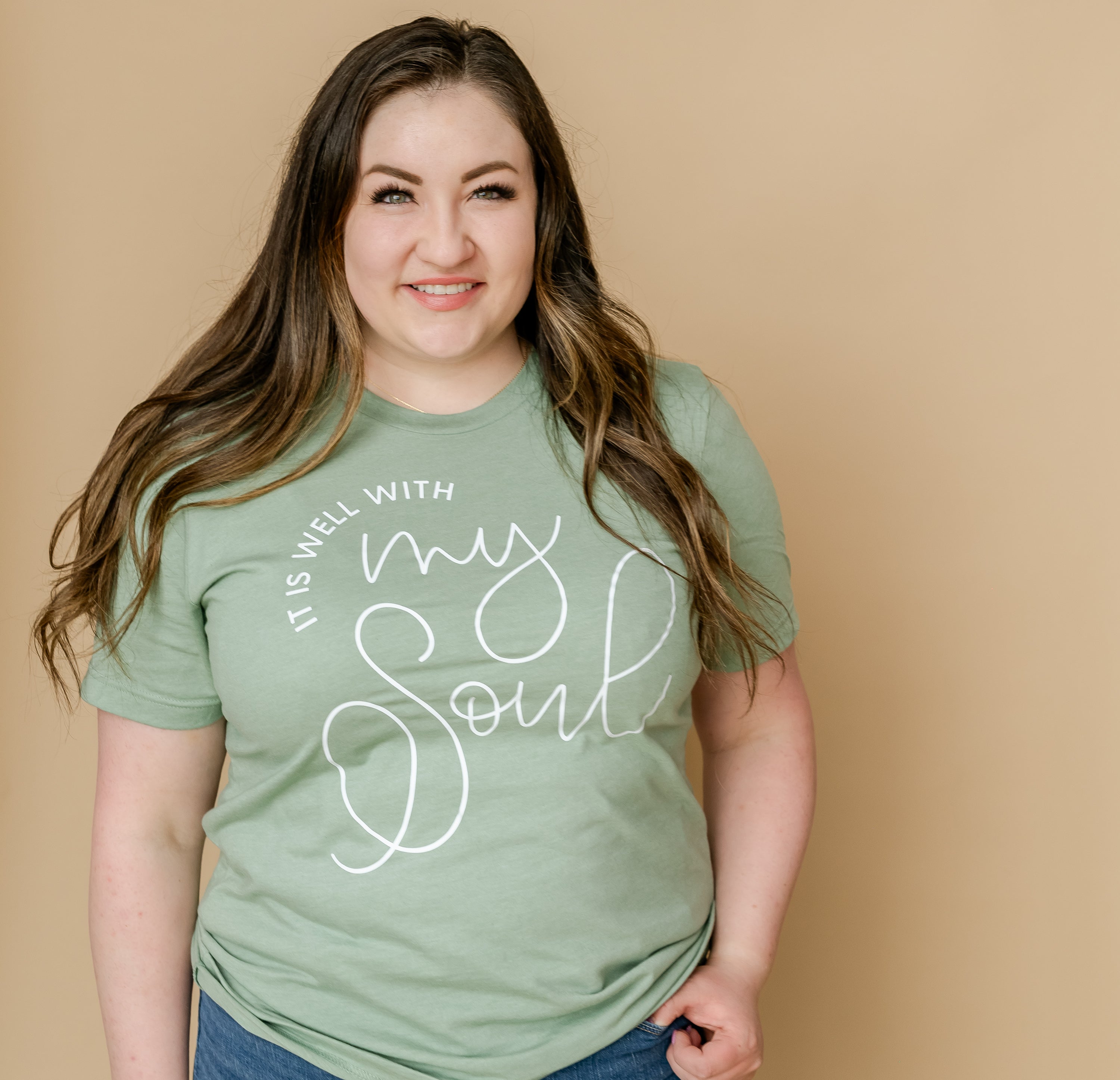 It Is Well With My Soul - Unisex Tee Little Mama Shirt Shop
