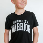 Brother of a Warrior - Varsity - Child Tee Little Mama Shirt Shop