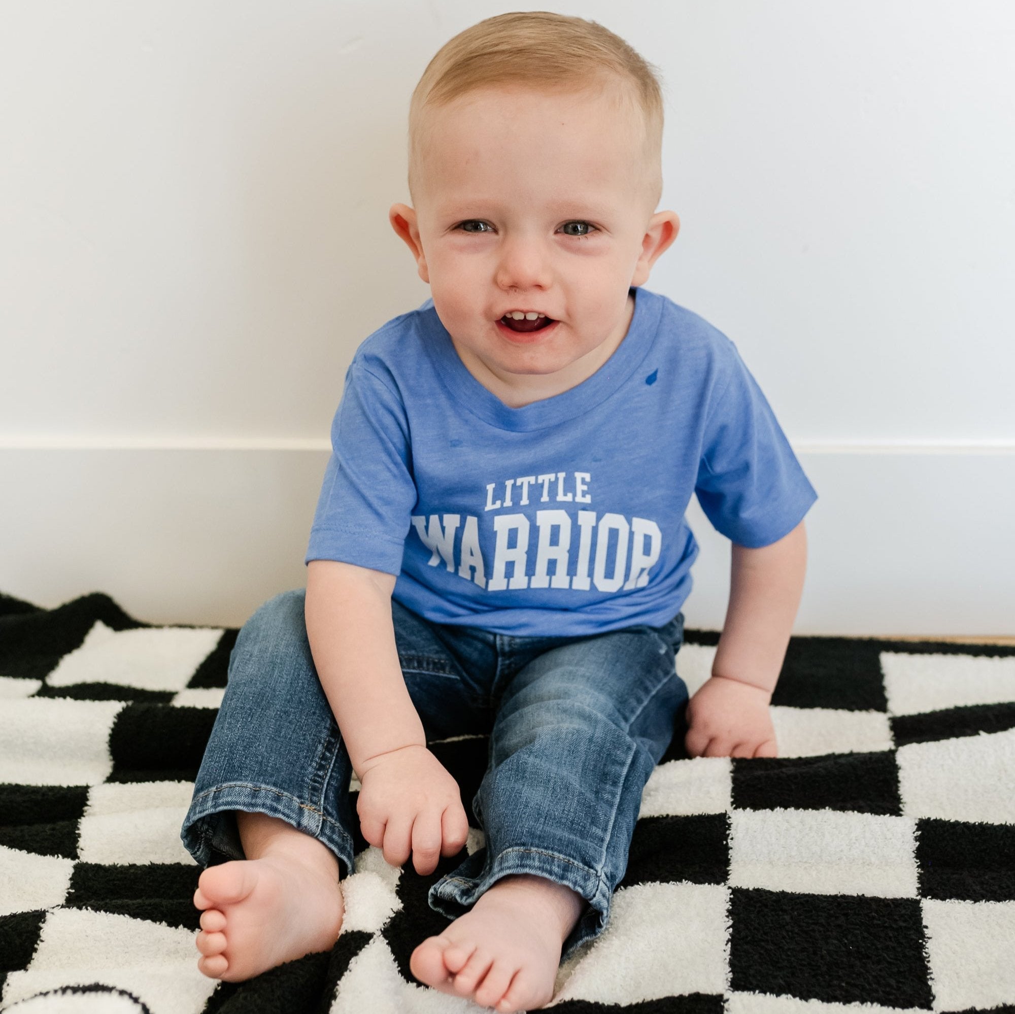 Little Warrior - Varsity - Child Tee Little Mama Shirt Shop