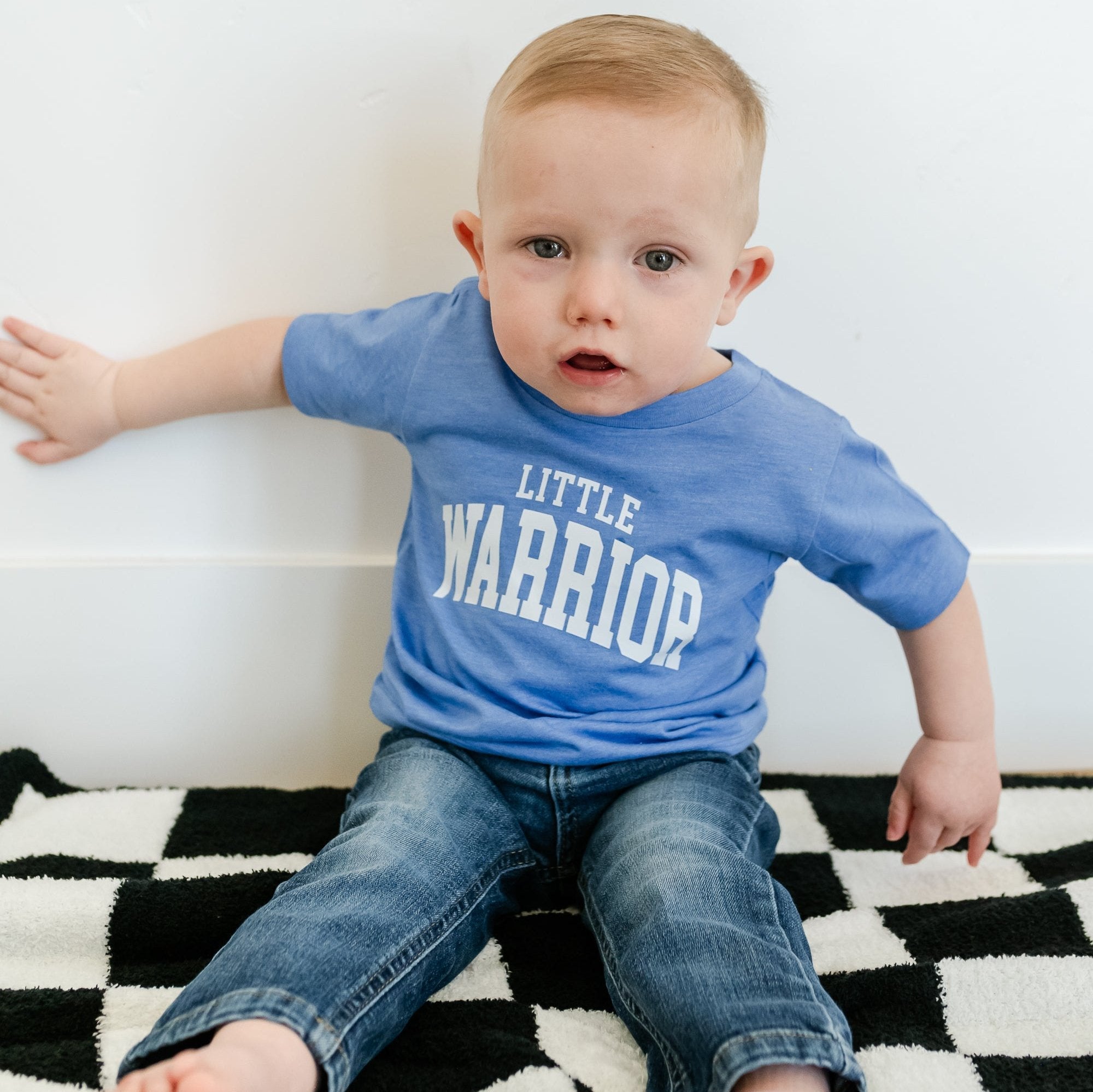 Little Warrior - Varsity - Child Tee Little Mama Shirt Shop