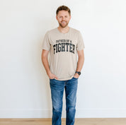 Father of a Fighter - Varsity - Unisex Tee Little Mama Shirt Shop