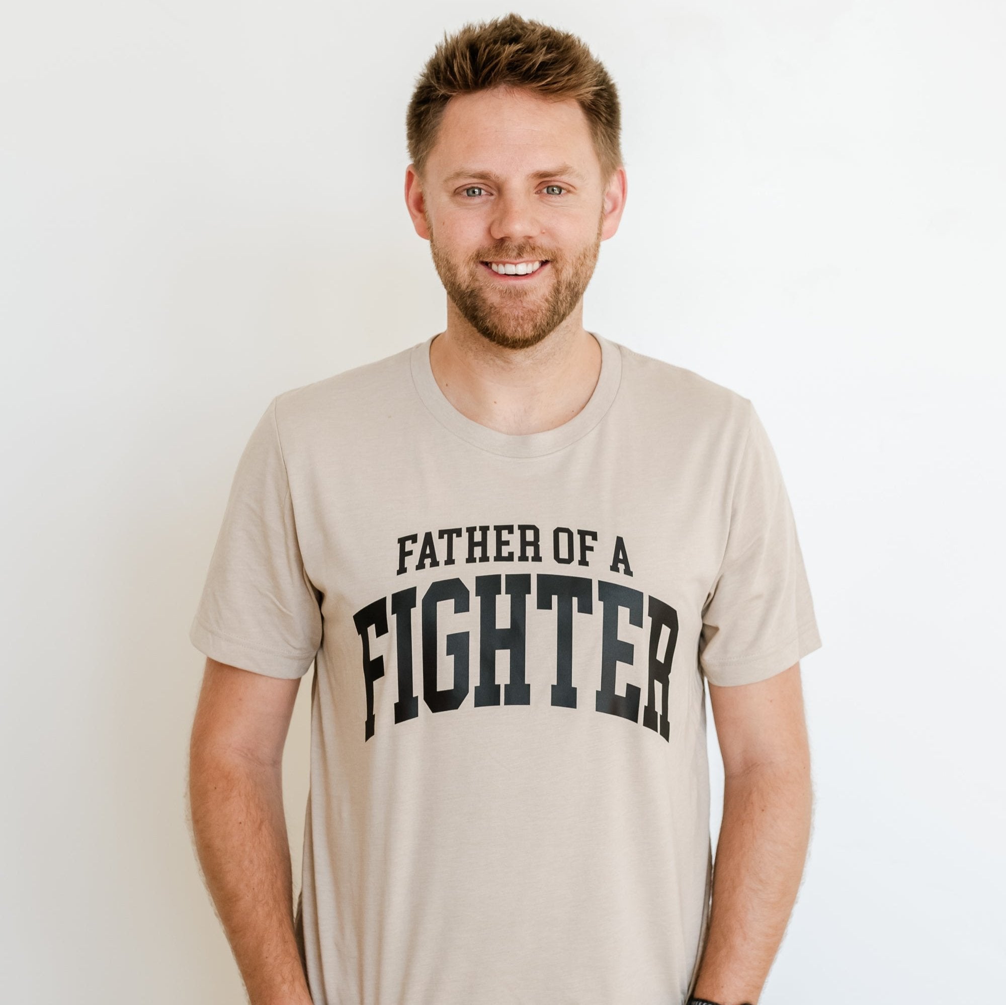Father of a Fighter - Varsity - Unisex Tee Little Mama Shirt Shop