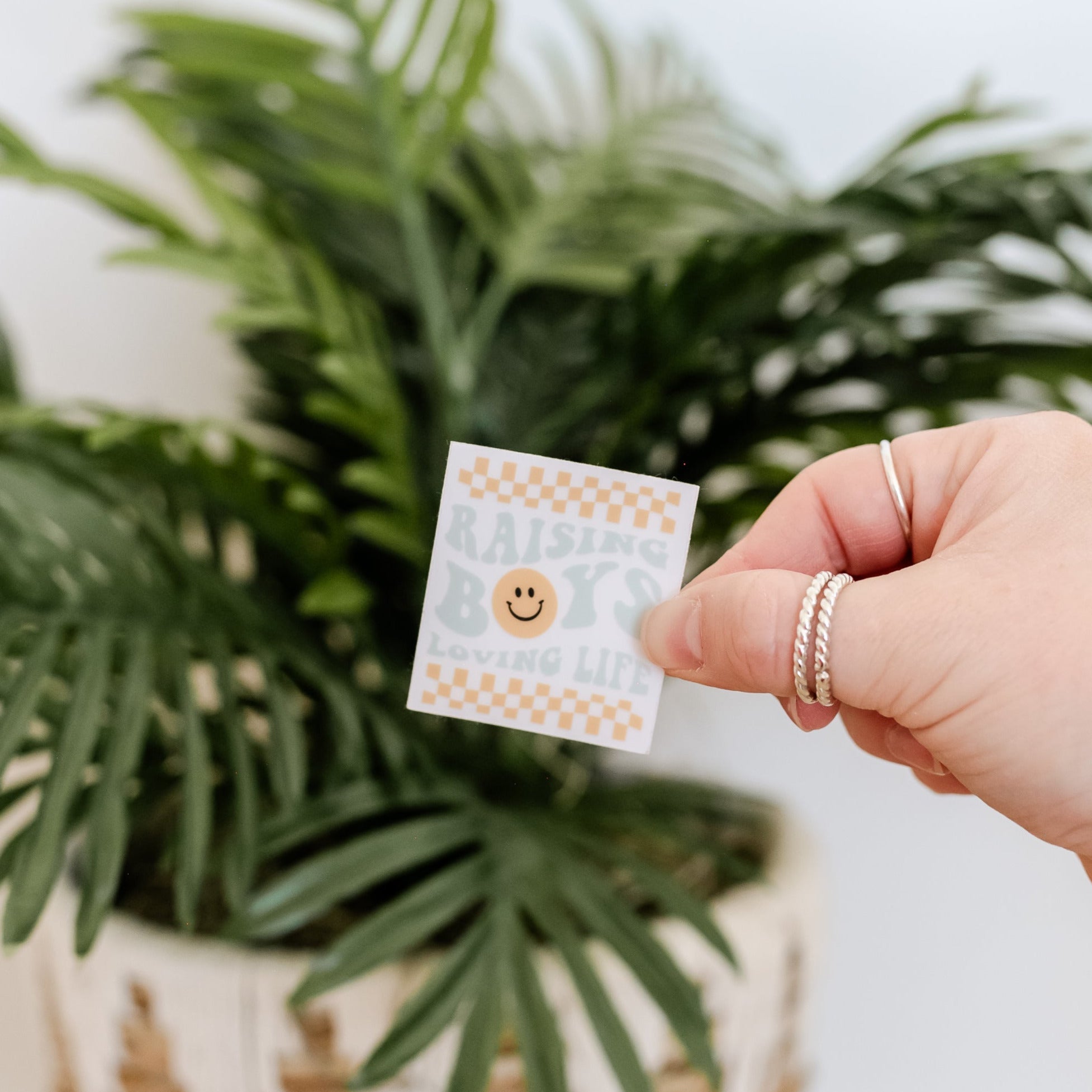 LMSS® STICKER - The Retro Edit - Raising Boys Loving Life Little Mama Shirt Shop LLC